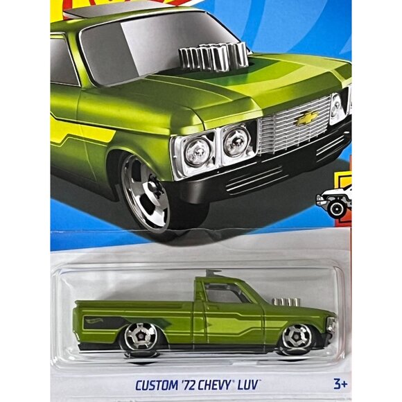 Hot Wheels 2025 Custom ’72 Chevy LUV Green Pickup HW Hot Trucks Series New on Ca - Picture 3 of 6